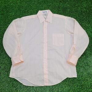 Vintage 70s Arrow Kirk Kent Button Shirt XL 24x30 Long-Tails